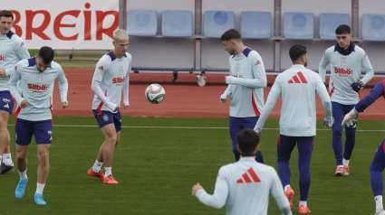 Entrenamiento selección española