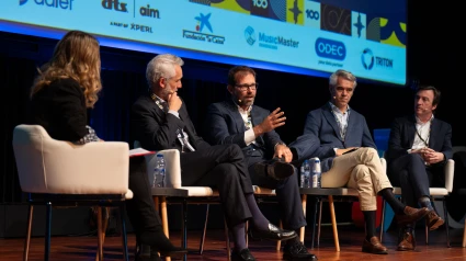 Javier Visiers, CEO de ABSIDE MEDIA, en la mesa redonda