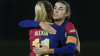 Alexia celebra su gol ante el Real Madrid