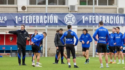 Vicente Moreno en Tajonar con el grupo