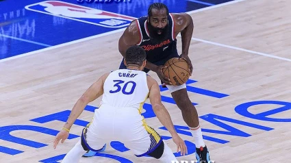 Harden frente a Stephen Curry