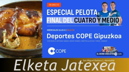 Especial de pelota en Deportes COPE Gipuzkoa