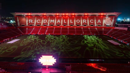 Estadi Mallorca Son Moix durante una presentación