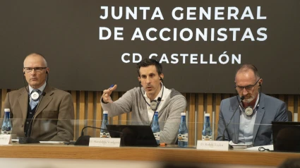 Bob Voulgaris en la última junta de accionistas del Castellon