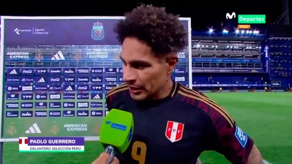 Paolo Guerrero, delantero de Perú, en declaraciones a Movistar