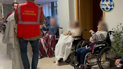 Arden las calderas de la residencia Fundomar en Los Bermejales sin causar daños a los ancianos residentes