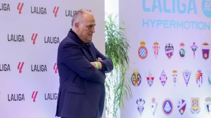 Javier Tebas en un evento de LaLiga.