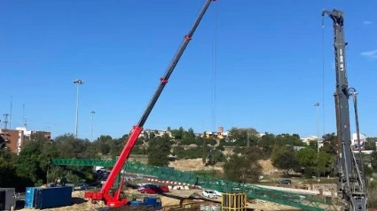 Obras del carril Bus-VAO del Aljarafe a la SE-30