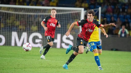 Mateu en el partido en Las Palmas