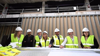 Visita a las obras del centro de salud de la barriada de la Juventud en Granada