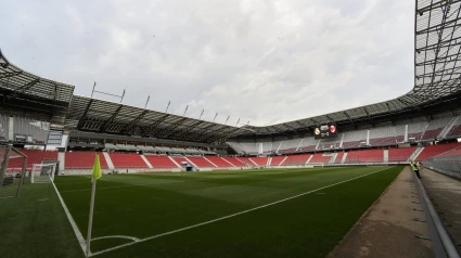 Wörthersee Stadion, estadio donde el Sturm Graz juega sus partidos de Champions como local.