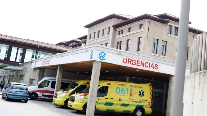 Imagen de archivo de ambulancias en Valdecilla.