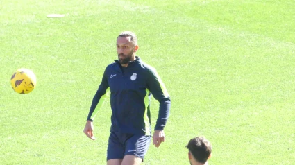 Muriqi en un entrenamiento