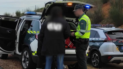 Guardia Civil en un control