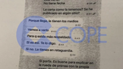 Respuesta de Moncloa a la pregunta de Lobato de dónde ha salido la carta