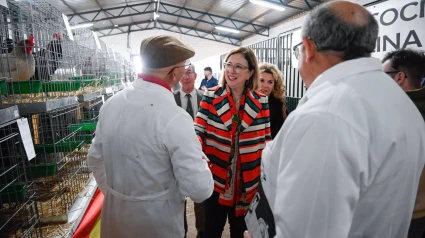 Mercedes Morán en la Feria Agroganadera de Trujillo