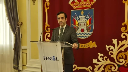 El alcalde de Ferrol este lunes tras la celebración de la Junta de gobierno