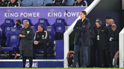 Julen Lopetegui, mientras dirige uno de los partidos del West Ham en la Premier League