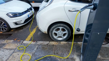 Cargador de coche eléctrico VW, suministro de energía enchufable, estación de carga de Palma de Mallorca, España