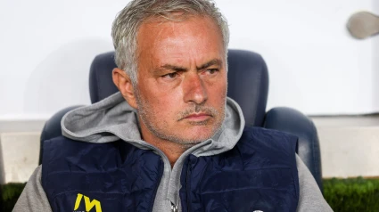 José Mourinho, durante un partido esta temporada con el Fenerbahçe.