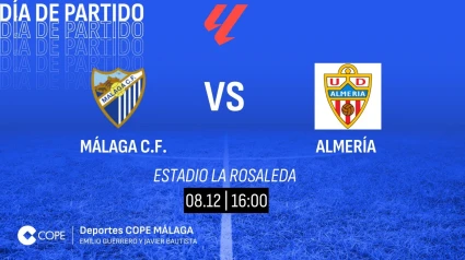 Horario y dónde ver y escuchar el Málaga-Almería de este domingo 8