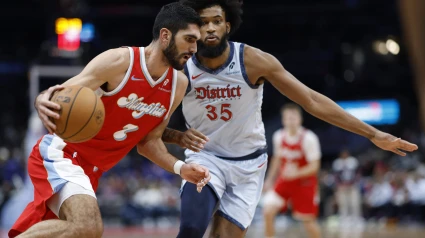 Santi Aldama, en el encuentro ante los Wizards