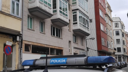 Coche de la Policía Local en A Coruña