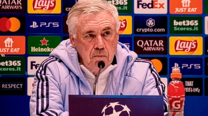 Carlo Ancelotti, en rueda de prensa previa al partido de Liga de Campeones