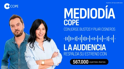 Datos de audiencia de Mediodía COPE