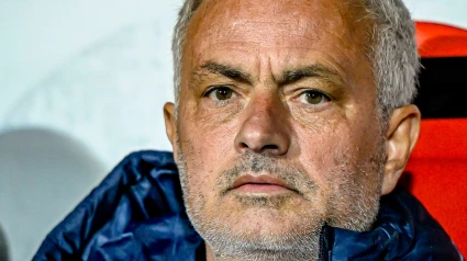 José Mourinho, en el banquillo del Fenerbahçe