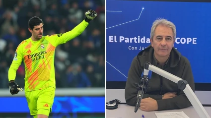 Courtois y Manolo Lama