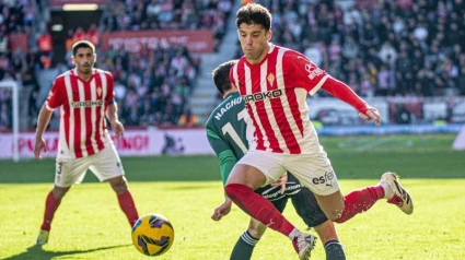 Momento del Sporting-Racing de Ferrol