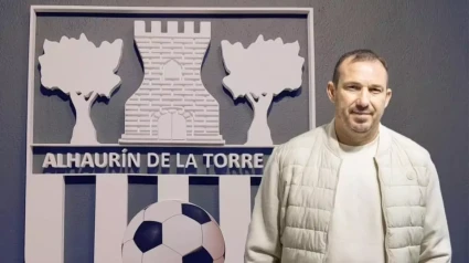 Josemi en las instalaciones del Alhaurín de la Torre CF.