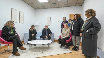La vicepresidenta de la Junta de Castilla y León y consejera de Familia e Igualdad de Oportunidades, Isabel Blanco, inaugura las instalaciones del Centro de Atención a Víctimas de Agresiones Sexuales Atiendo de Burgos