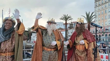 Sus Majestades los Reyes Magos de Oriente llegando al puerto de Ferrol