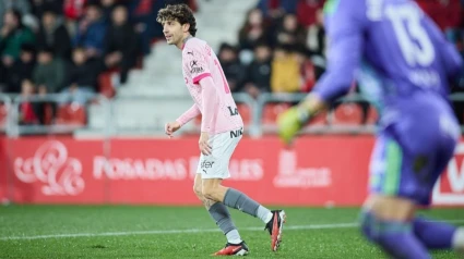 Gelabert, en el Mirandés-Sporting