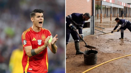 Álvaro Morata financiará la reconstrucción del campo de Aldaia destrozado por la dana