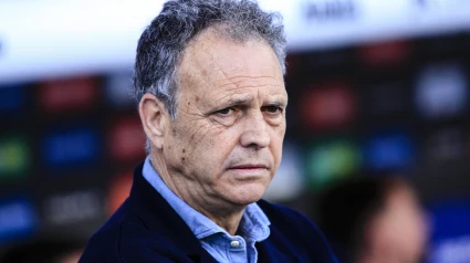 Joaquín Caparrós, durante un encuentro con el Sevilla