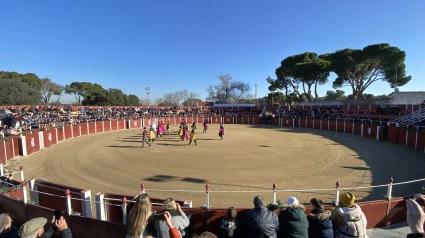 Paseíllo del Certamen de Invierno de Escuelas Taurinas de la CAM celebrado en 2023