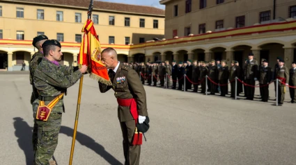 El General de División Jefe de la división Castillejos en el acuartelamiento Sancho Ramírez, José Manuel Vivas