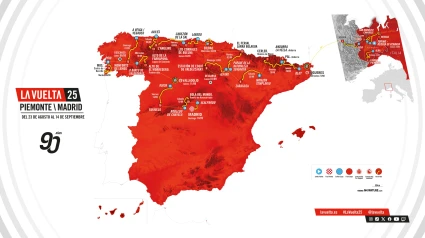 Recorrido de la Vuelta a España 2025..