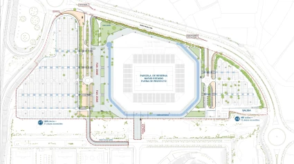 Campo modular del Parking Norte de la Expo