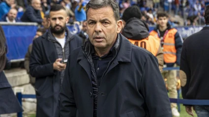 Javi Calleja durante el partido ante el Córdoba