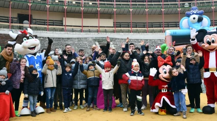 Los aficionados más jóvenes, en la Jornada de Puertas Abiertas en la plaza de toros de Valladolid