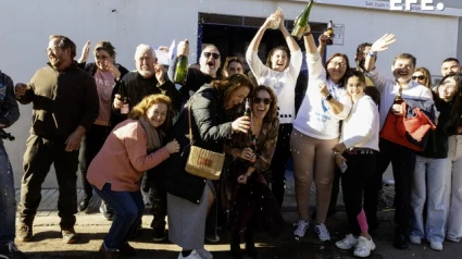 Alegría en La Roca de la Sierra, agraciada con el segundo premio de la Lotería de Navidad