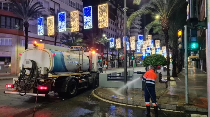 Refuerzo de limpieza esta Navidad