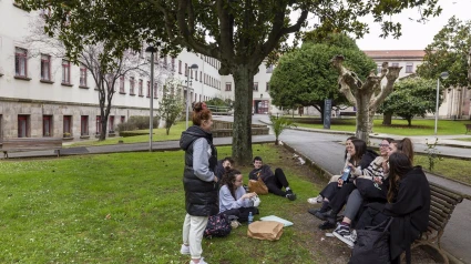 Interior del Campus de Ferrol en donde también estará prohibido fumar