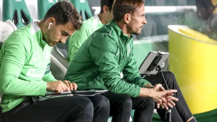 Joao Pereira solo ha durado ocho partidos como técnico del Sporting de Lisboa.