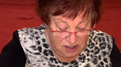 La abuela de Sergi en el vídeo