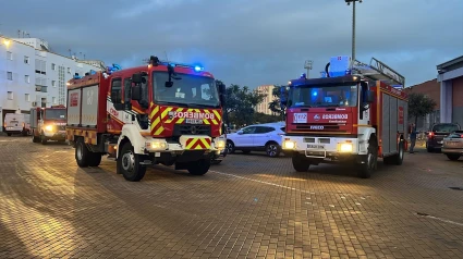 Imagen de archivo de bomberos de Huelva